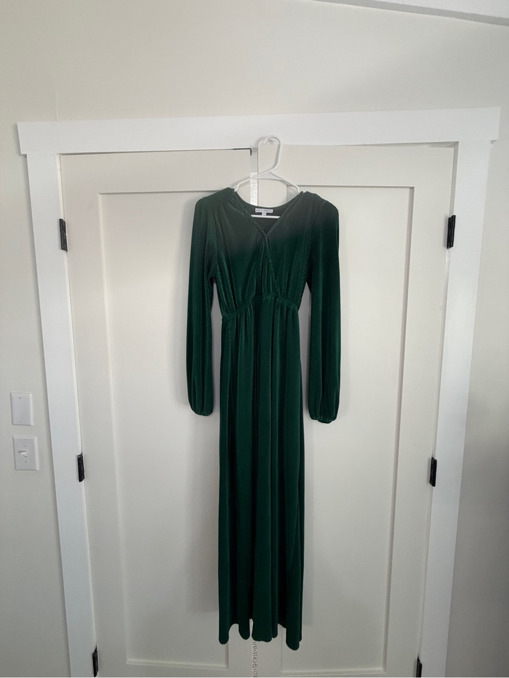 Baltic Born Deep Green Long Sleeve Maxi Dress